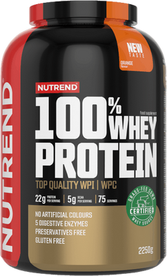 Nutrend 100% Whey Protein Pomaranč 2250 g