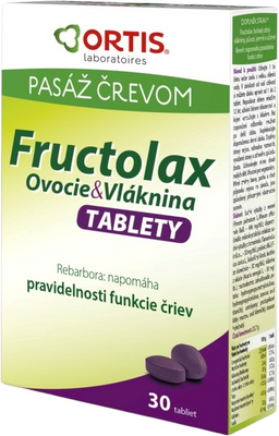 Fructolax Ovocie a vláknina 30 tabliet