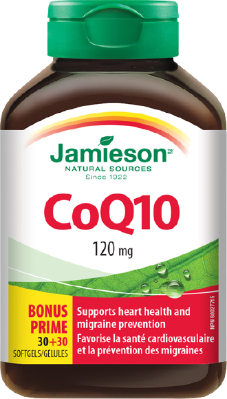 Jamieson Coenzym Q10 120 mg 60 kapsúl