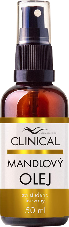 Clinical Nutricosmetics Mandľový olej za studena lisovaný 50 ml