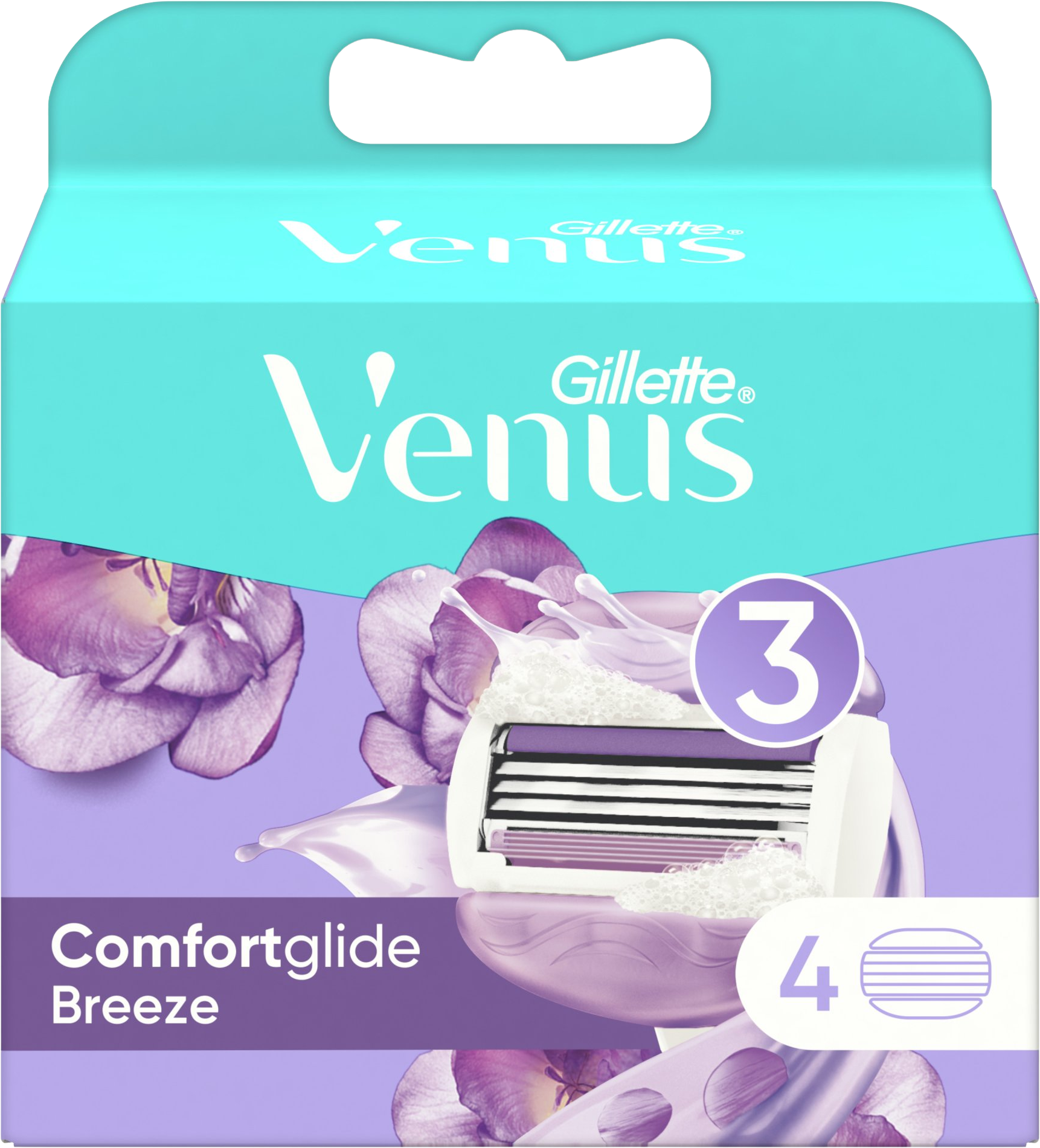 Gillette Venus Venus Comfortglide breeze Náhradné hlavice 4 ks