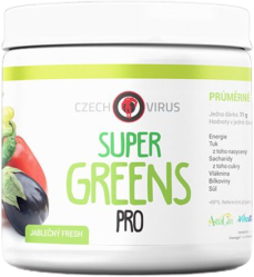 Czech Virus Super Greens PRO  Lesné ovocie 330 g