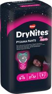 Huggies® Dry Nites large pre dievčatá plienkové nohavičky 27-57 kg, 9 ks