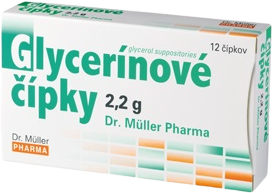 Dr.Muller Dr. Müller Glycerínové čípky 2,2 g sup 12 ks