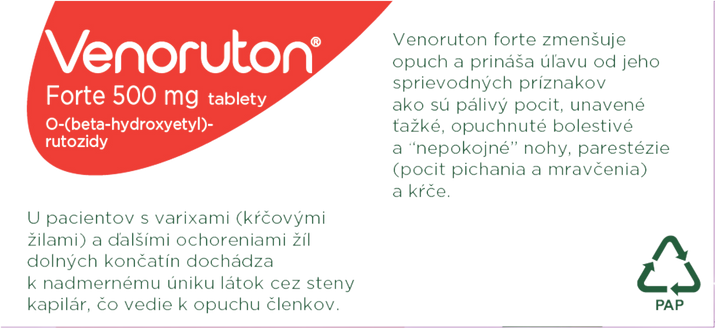 Venoruton Forte 500mg 60 tabliet
