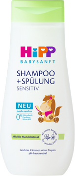 HiPP Babysanft Detský šampón s kondicionérom 200 ml
