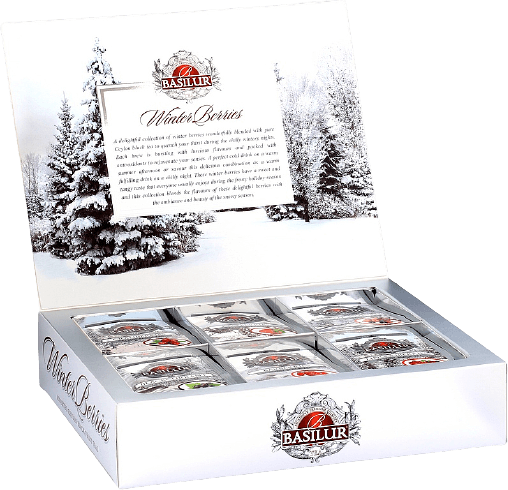 Basilur Winter Berries Assorted obal 120 g gastro vrecká 60 ks