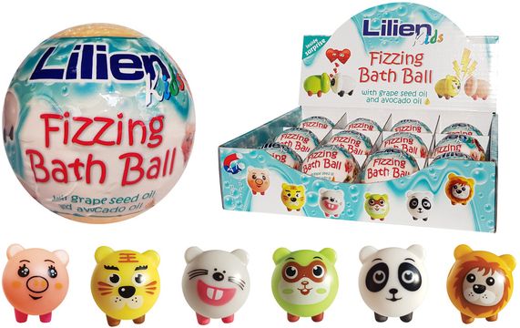Lilien Kids šumivé gule do kúpeľa s prekvapením 140 g