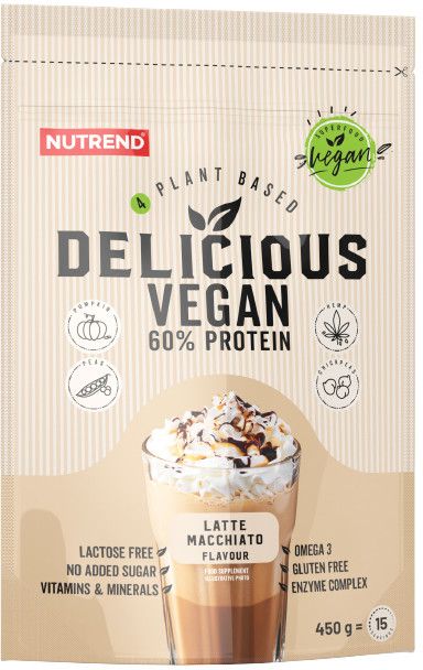 Nutrend Delicious Vegan Protein Latte macchiato 450 g