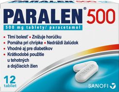 Paralen 500 mg 12 tabliet