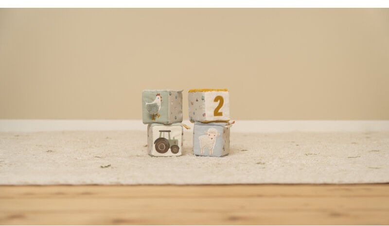 Little Dutch Súprava plyšových kociek Farma