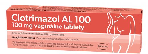 Clotrimazol AL 100 mg 6 tabliet