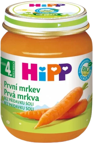 HiPP Príkrm Prvá mrkva zeleninový 125 g