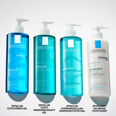 La Roche-Posay EFFACLAR SUPRAMOLECULAR Zmatňujúci čistiaci gél na mastnú pleť 200 ml