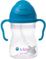 B.box Hrnček so slamkou kobaltovo modrý 240 ml