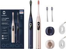Oclean X Pro Digital Duo Set Gold&Blue sonické kefky 2 ks