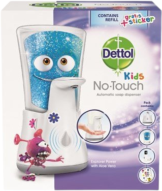 Dettol Kids Dobrodruh bezdotykový dávkovač mydla 250 ml