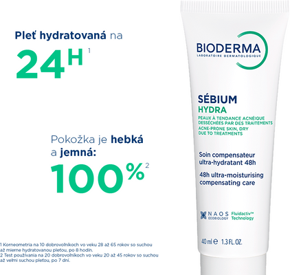 Bioderma Sébium Hydra hydratačný krém na akné 40 ml