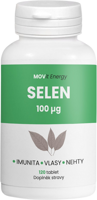 MOVit Energy Selen 100 mcg 120 tabliet