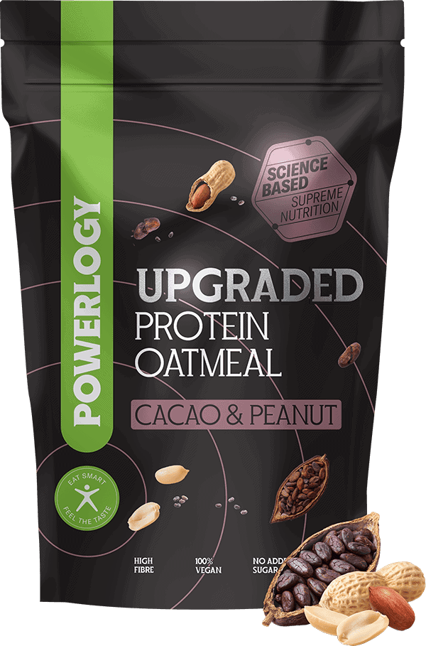 Powerlogy Upgraded Protein Oatmeal Cacao and Peanut 350 g