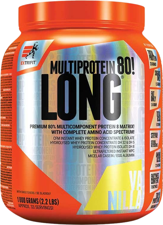 Extrifit Long 80 Multiprotein vanilka 1000 g
