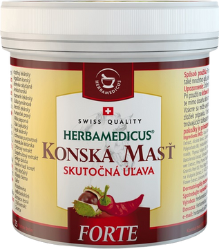 Herbamedicus Konská masť forte hrejivá 24 x 250 ml