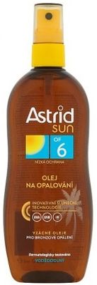 Astrid sun Olej na opaľovanie OF6 sprej 200 ml