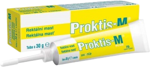 Proktis M Plus rektálna masť na hojenie rán 30 g