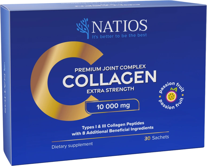 Natios Collagen Premium Joint Complex, Komplex na kĺby, 10 000 mg 30