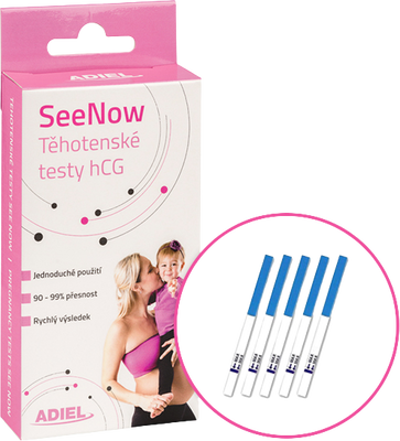 Adiel SeeNow tehotenské testy hCG 5 ks