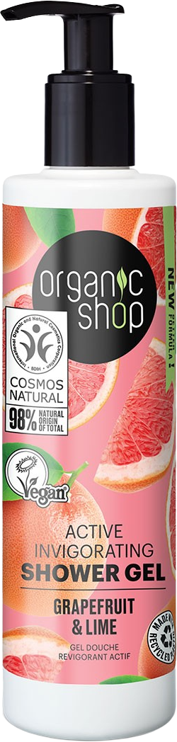 Organic Shop Povzbudzujúci sprchový gél Grapefruitový punč 280 ml