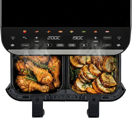 Tesla AirCook DualHeat QD464 XXL - multifunkčná duálna digitálna teplovzdušná fritéza