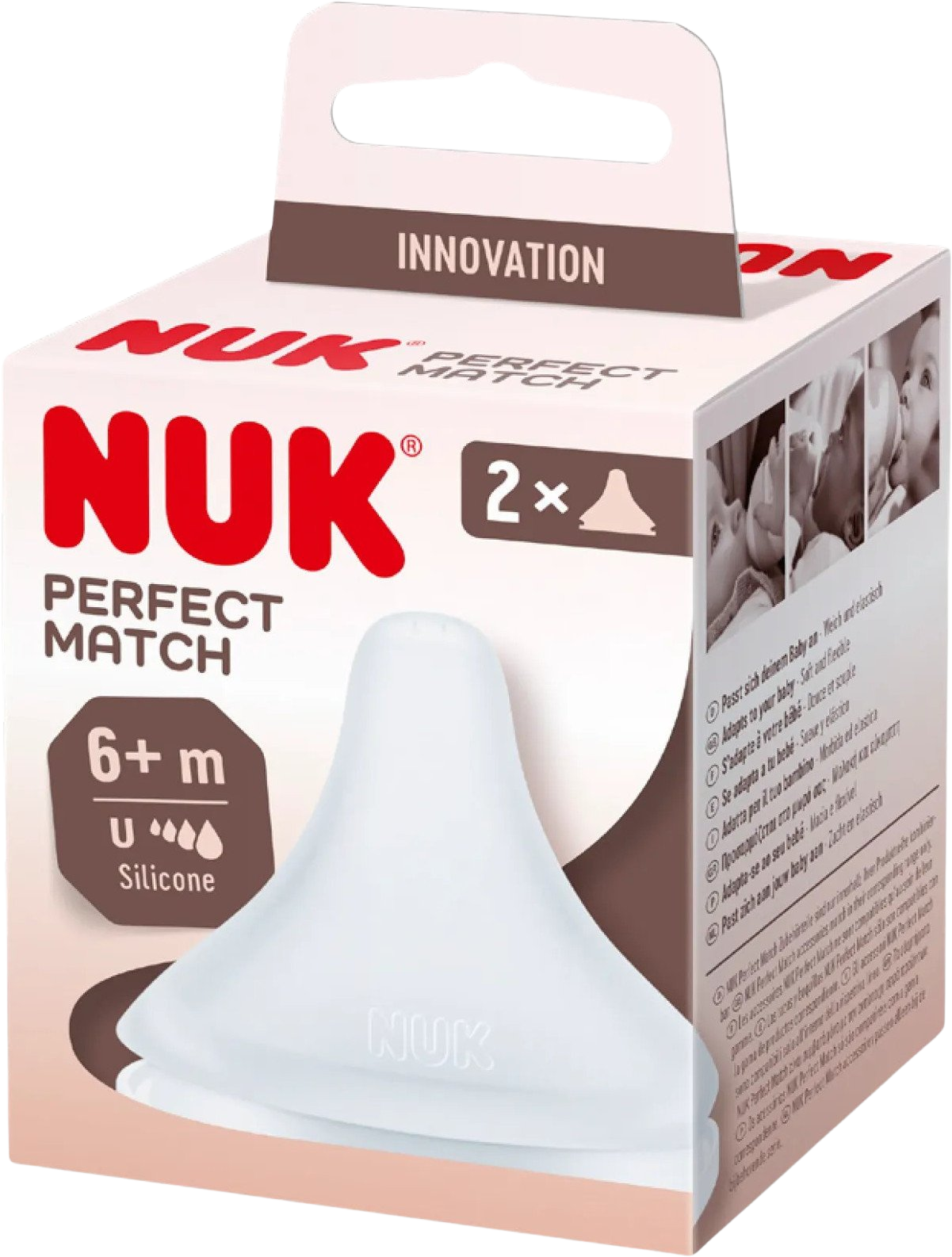 Nuk Perfect Match cumlík Universal (6+ m.) 2 ks