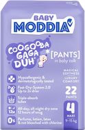 Moddia Baby Plienkové nohavičky 4 Maxi (9–15 kg), 22 ks