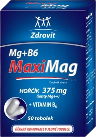 Zdrovit Magnezium+B6 Forte 50 tvrdých kapsúl