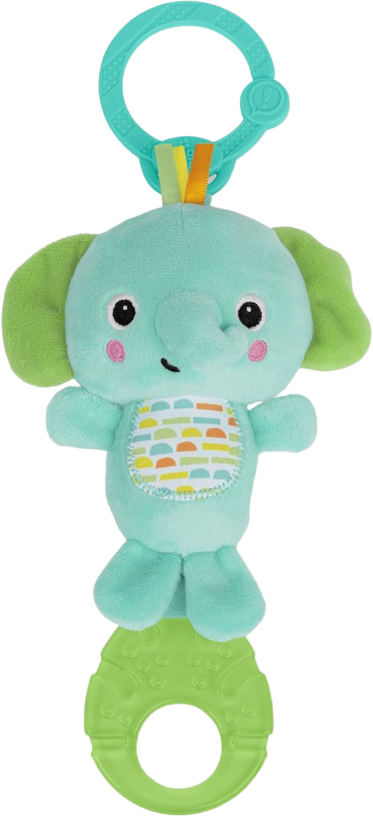 Bright Starts Hračka s melódiou na C krúžku Tug Tunes™ slon 0m+