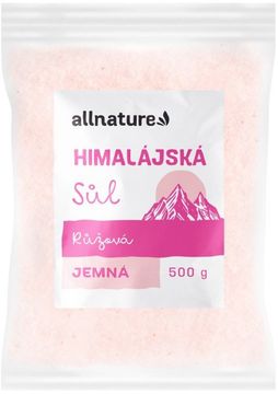 Allnature Himalájska soľ ružová jemná, 500 g