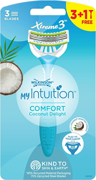 Wilkinson Sword MY Intuition comfort coconut delight jednorazový holiaci strojček 4 ks