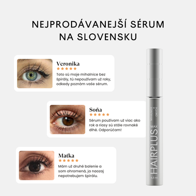 Facederma HAIRPLUS MAX mini - sérum na rast rias a obočia 2 ml