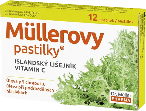 Dr.Muller pastilky s islandským lišajníkom ZP 12 ks