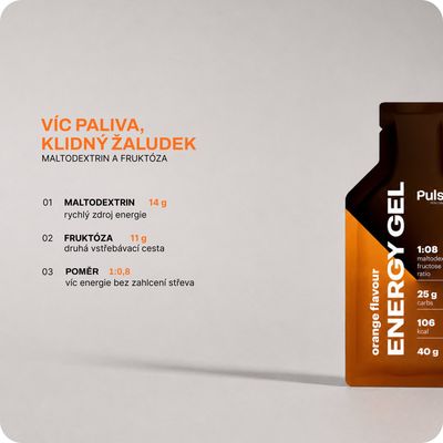 Pulse Performance Energy gel Orange 40 g