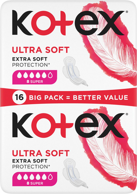 Kotex® Ultra SOFT Super 16 ks