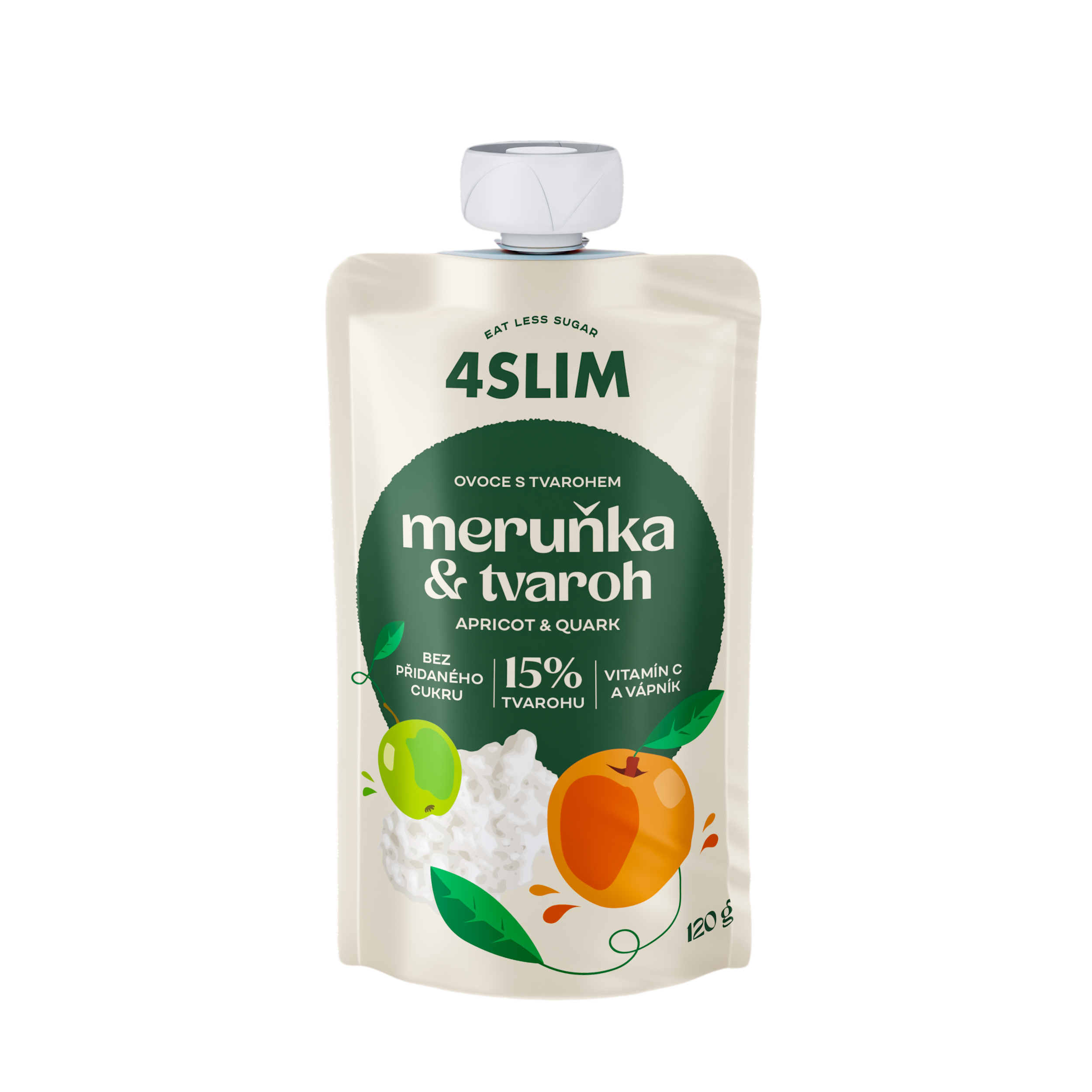 4Slim Marhuľa, tvaroh 120 g