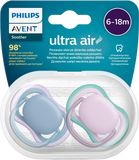 Philips Avent Cumlík Ultra air neutral 6-18m dievča 2 ks
