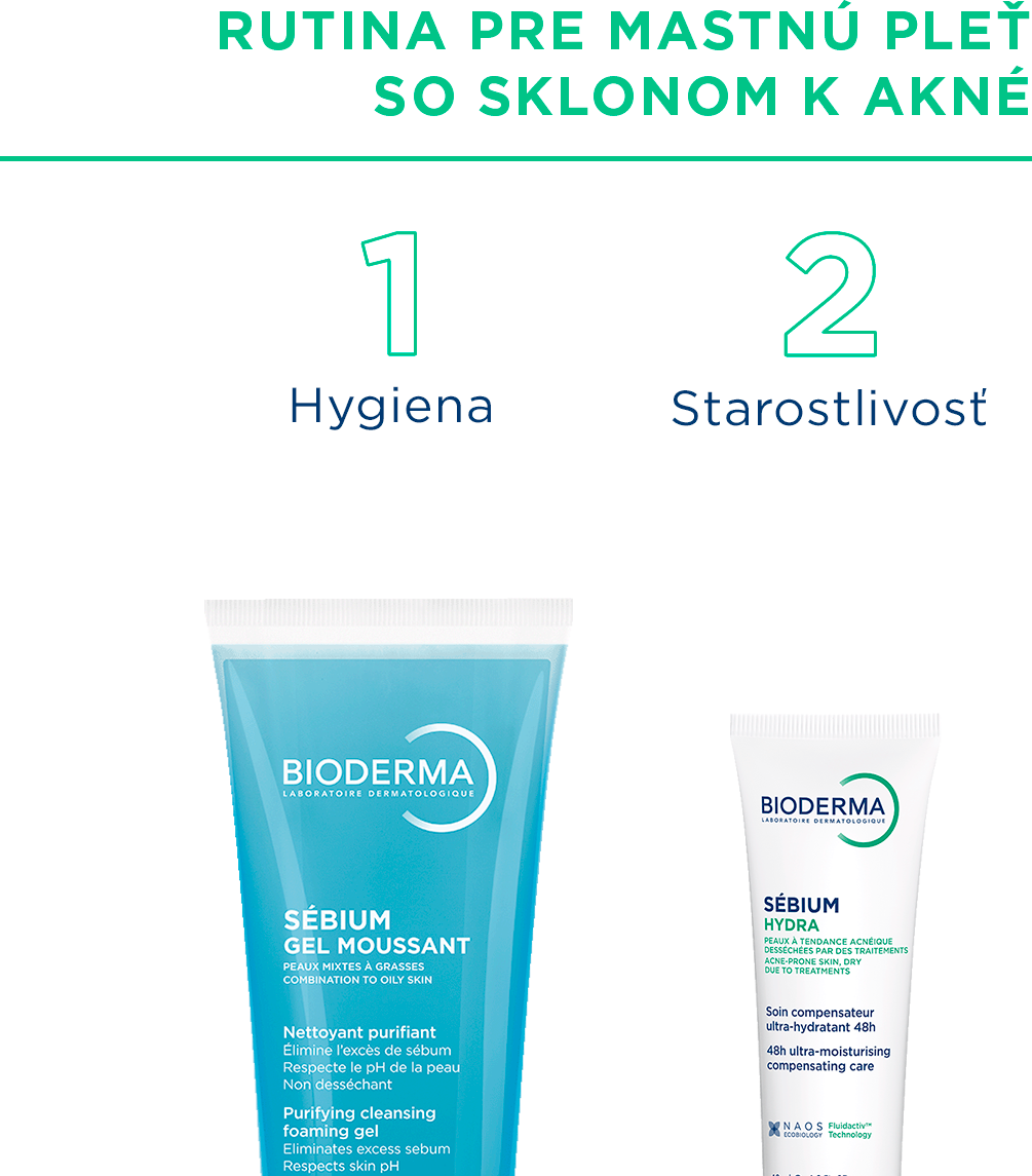 Bioderma Sébium Hydra hydratačný krém na akné 40 ml
