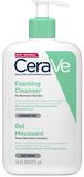 CeraVe Čistiaci penivý gél na normálnu až mastnú pleť 473 ml