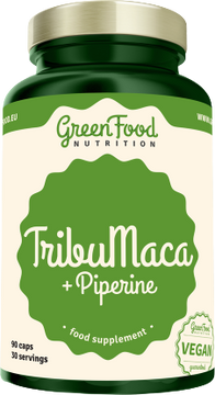 GreenFood Nutrition TribuMaca + Piperine 90 kapsúl