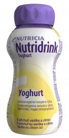NUTRIDRINK YOGHURT tekutá výživa s príchuťou vanilky a citrónu 1x200 ml