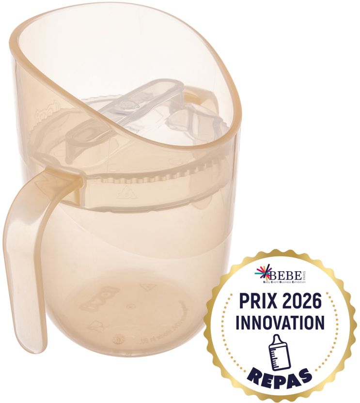 LOVI Hrnček tréningový GENIUS Nude 150 ml