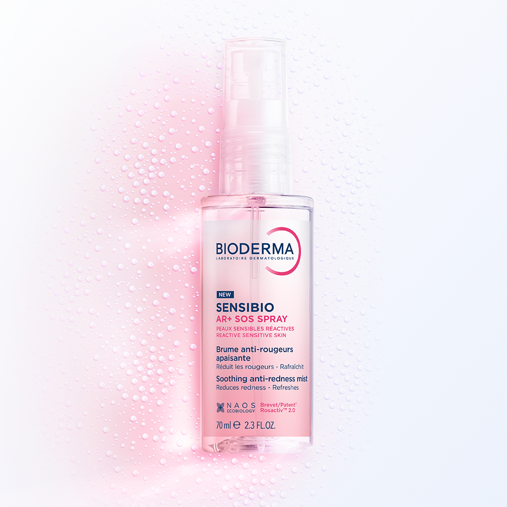 Bioderma Sensibio AR+ SOS sprej pre rýchlu úľavu pleti so sklonom k začervenaniu a rosaceou 70 ml